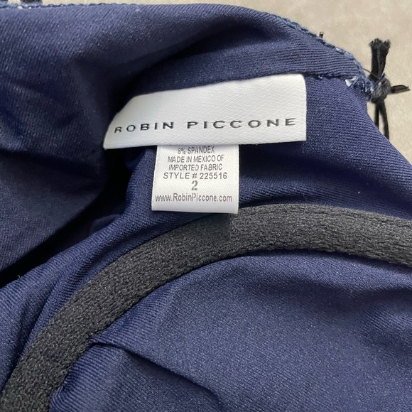 NWT Robin Piccone Chandy tie front one piece swimsuit - Picture 6 of 9